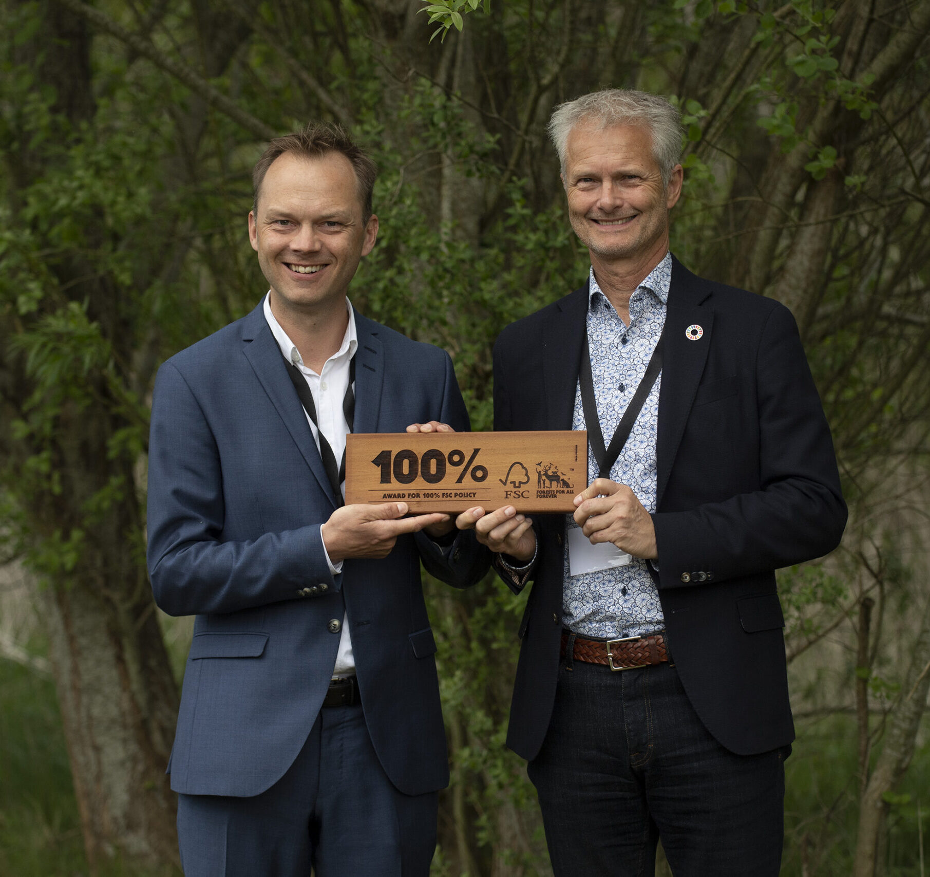 Diplom til KLS: 100 % FSC - KLS PurePrint