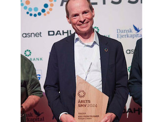 KLS PurePrints CCO Kasper Larsen er Årets ESG Frontrunner 2024