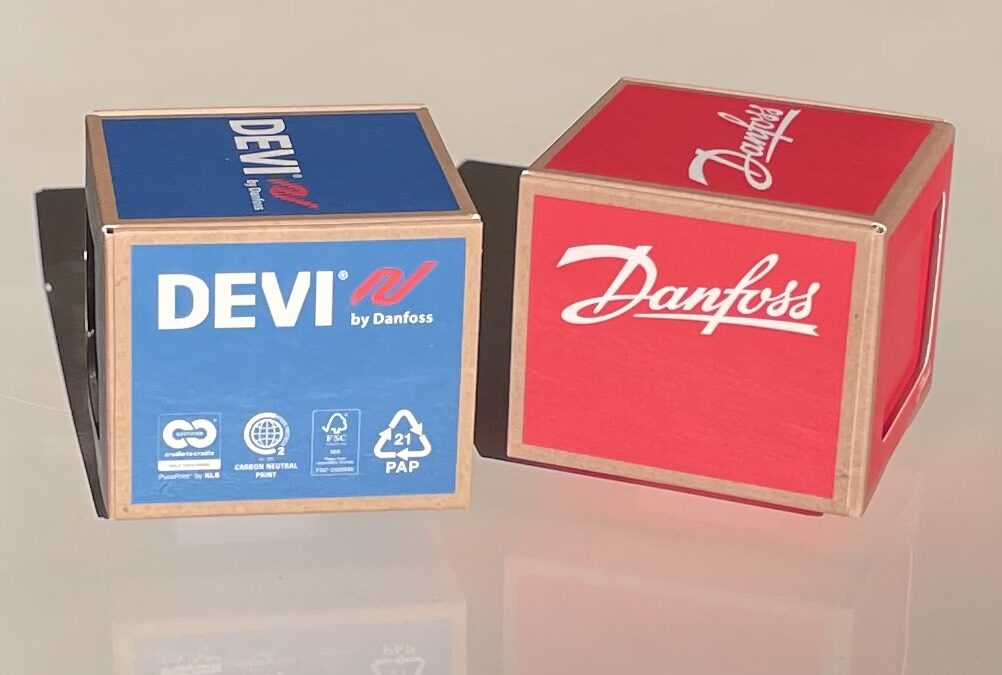 Verdens første Cradle to Cradle Guld-certificerede emballage til DEVI by Danfoss