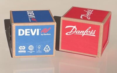 Verdens første Cradle to Cradle Guld-certificerede emballage til DEVI by Danfoss